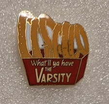 THE VARSITY ATLANTA GA ONION RINGS  LAPEL PIN  WHAT'LL YA HAVE