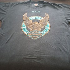 Vintage Maui Harley Davidson T-Shirt Men  s XL