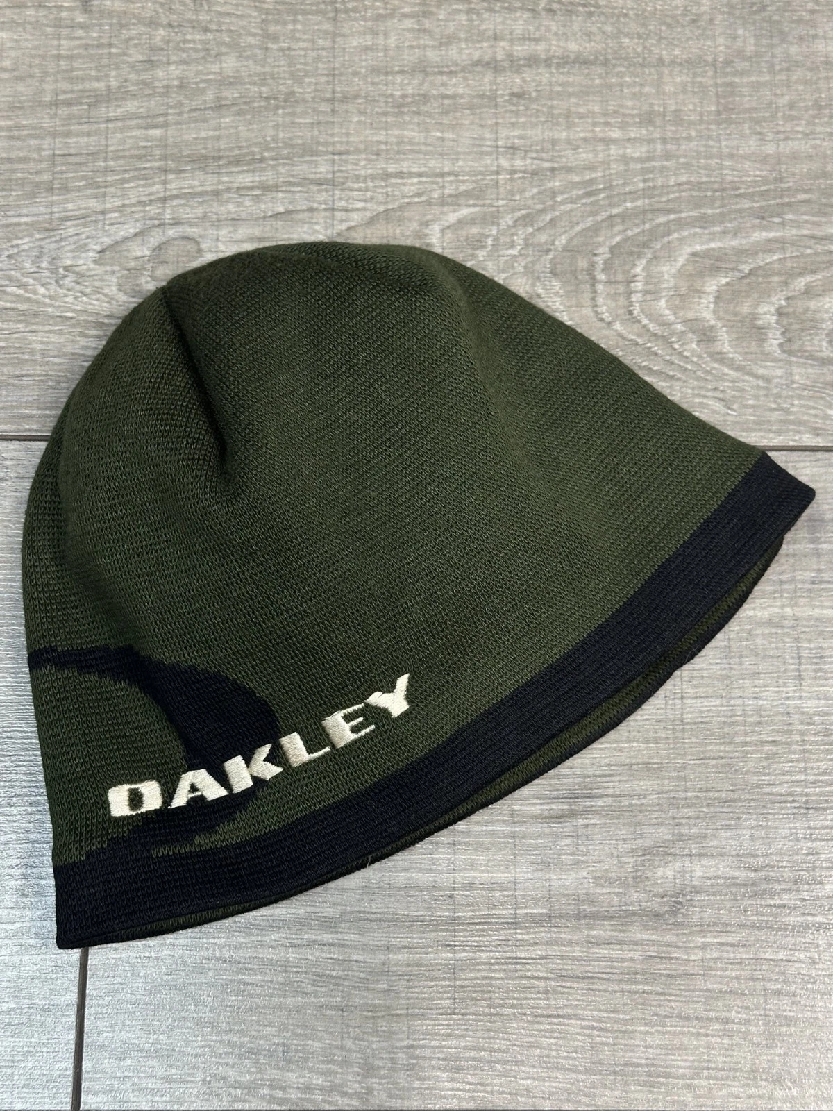 Vintage Oakley Fleece Lined Beanie Hat Y2K