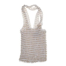 Handtasche, Damen, Weiß/Braun, 31, 4, 34 cm #lYi