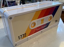 Rare Veuve Clicquot 1772 Retro Cassette Tape Tin Champagne Bottle Case Limited