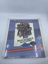 Police Academy 2 ced video disc Steve Gutenberg Bubba Smith David Warner Sealed