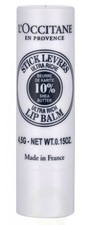 L'OCCITANE 10 Organic Shea Butter Ultra Rich Lip Balm Stick Moisturizes SEALED 
