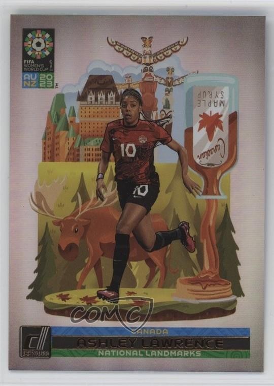 2023 Donruss FIFA Women's World Cup National Landmarks Ashley Lawrence #3 10pj