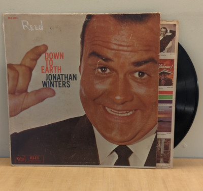 Jonathan Winters | Down To Earth | Vinyl LP 1960 Verve MG V-15011 | VG+/VG+