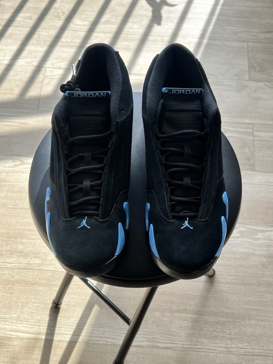 Jordan Air Jordan 14 Retro Black University Blue Suede 487471-007