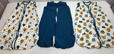 Cute Castle 3-Pack Baby Sleep Sacks 0-6 Months 100 Cotton Multicolor