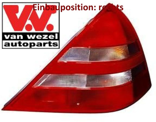 Van Wezel 3013932 Heckleuchte Rechts RüCklicht Hecklicht RüCkleuchte-image