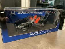 AutoArt 1/18 Honda S2000 Optional Equipment Version Black And Red New 73206 US