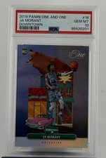 2019 Panini One And One Ja Morant Downtown Rookie PSA 10 - Low Pop Case Hit