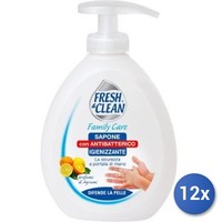 12X Bundle Fresh & Clean Seife 300 Ml. Antibakteriell Hygiene