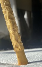 Antique Chinese Cigarette Holder  Hand-Carved Dragon  &ndash; Early 20th Century