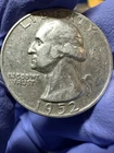 1952-S SILVER WASHINGTON QUARTER 25C GD FACIAL DETAILS 0.9 FINENESS SILVER S043