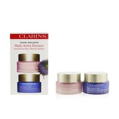 Clarins Multi-Active Partners Set Day Cream + Night Cream 50ml RARE DISCONTINUED