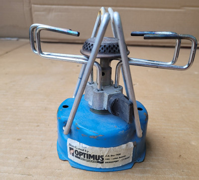 Vintage BLEUET 206 Butane Camp Stove Camping Gaz SINGLE BURNER, LIGHTWEIGHT