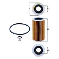 ÖLfilter Mahle OX 384D FüR Kia Chrysler Hyundai Jeep Sportage II Voyager IV