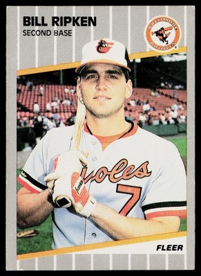1989 Fleer SET-BREAK #616c Bill Ripken VGEX, (HUCK'S)