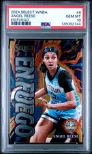 2024 Panini Select Wnba En Fuego Angel Reese #8 PSA 10