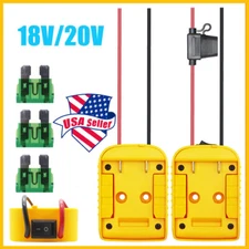 Compatible With DeWalt 18V/20V Max Holder Dock DIY Battery Power Wheels Adapter