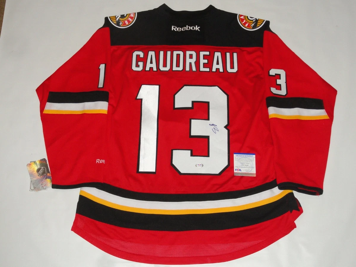 johnny gaudreau autographed jersey