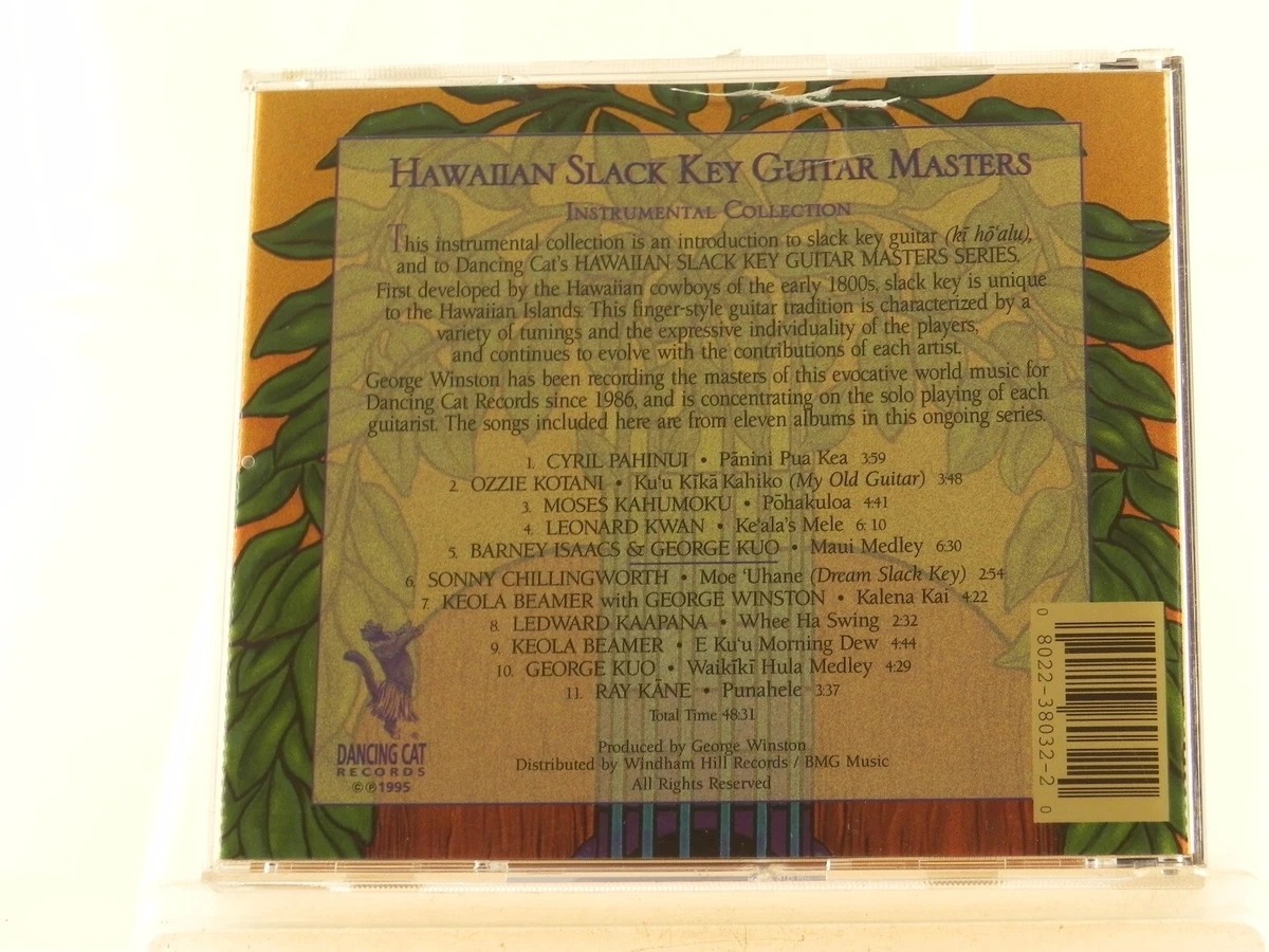 Hawaiian Slack Key Guitar Masters Collection 1 Audio CD