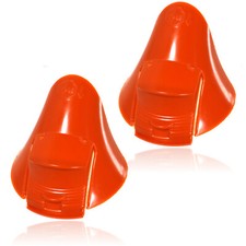Fits STIHL TS400 Cover Spark Plug Shroud Cap TS 400 Cut Off Saw Spare Orange x 2