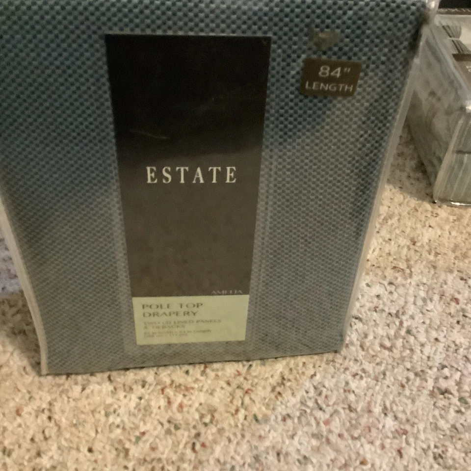 Croscill Estate Amelia  Pole Top Drapery Lined Panels with Tie Backs 82"W x 84"L - Image 2 of 4