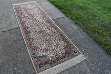 Karastan Runner Rug 788 Ivory Kirman 2.10x9 Nice #Kar39