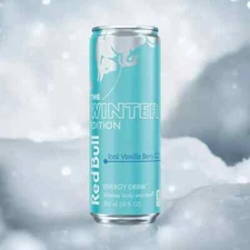 ❄️RARE - HTF Retired Red Bull Limited Winter Edition 12 Oz Iced Vanilla Berry❄️