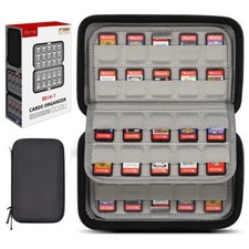 Large Capacity Game Cartridge Case For Nintendo Switch Ps Vita Sd Cards 80 Ho...