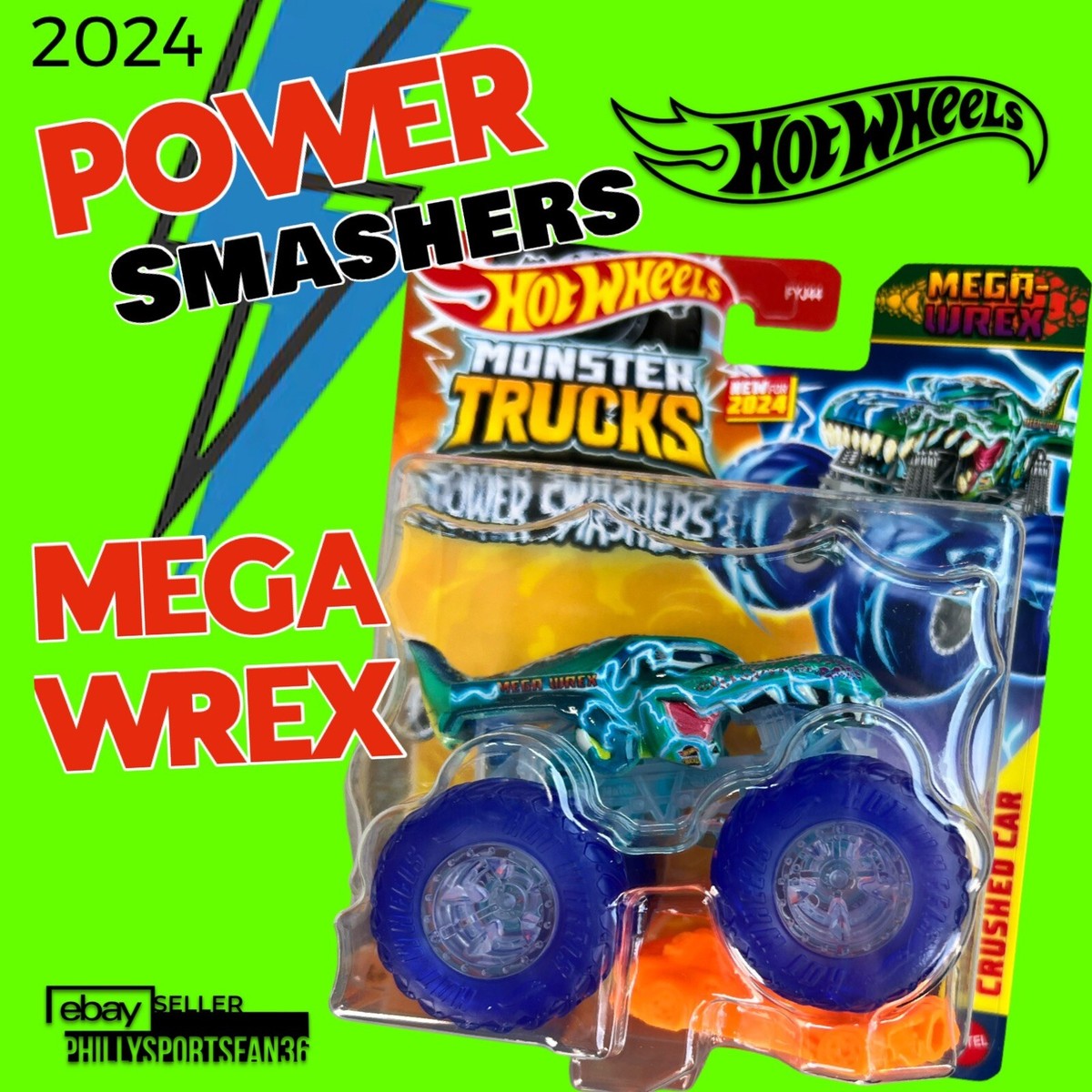 Hot Wheels Monster Trucks Power Smashers 2/7 Mega Wrex