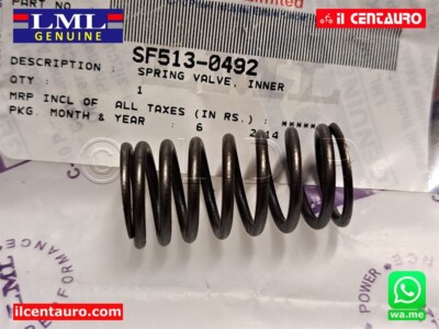 SF513-0492 INNENFEDER ANSAUGVENTIL AUSLASS LML STAR 125 151 Automatik