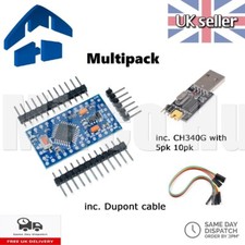 Arduino Pro Mini 328 Compatible ATmega328 3.3V 8MHz + CH340G adaptor w/ 5pk 10pk