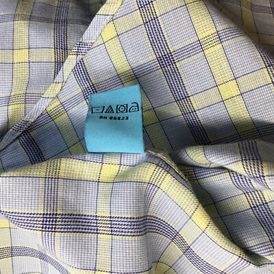 CHRISTIAN AUJARD PARIS BUTTON UP BLUE LONG SLEEVE FLIP CUFF CHRISTIAN AUJARD PARIS BUTTON UP BLUE LONG SLEEVE FLIP CUFF