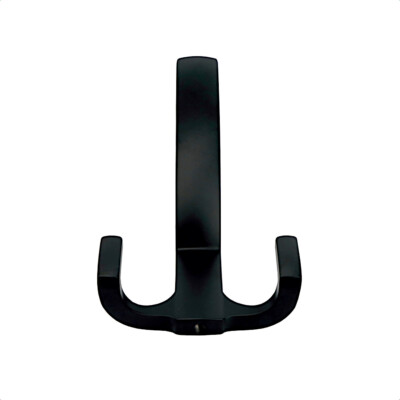 DesignLight Garderobenhaken W-04-7-CZ-C-01 in SCHWARZ / Wandhaken