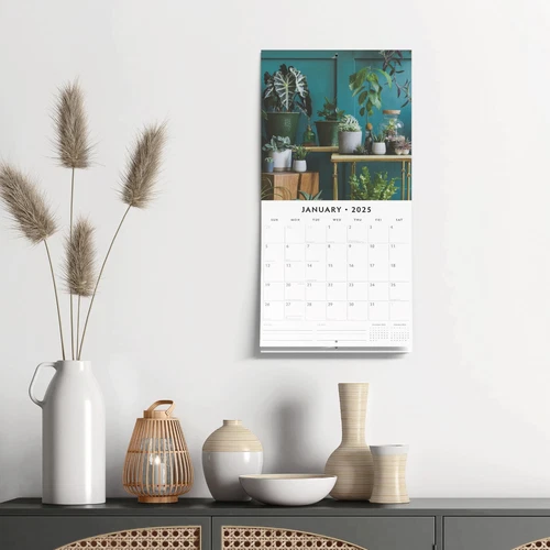 House Plants 2025 Square Wall Calendar