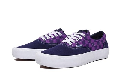 purple check vans