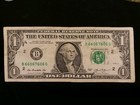 2013 Series $1 Dollar Bill 👉Fancy Serial  — photo 1