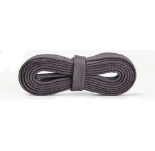 Grey Flat Waxed Replacement Shoe Laces Mens Women Work Casual Boot Dress Hiking