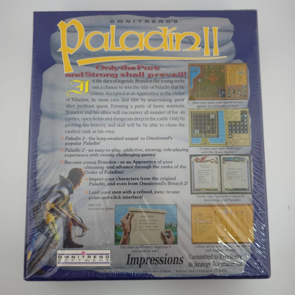 Paladin II, 1992, Big Box, New & Sealed - Image 3 of 4