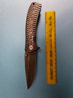 Kershaw 1301BW Starter Blackwash Assist Open Flipper Folding Knife