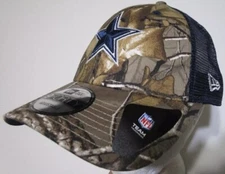 New Era 9Forty Dallas Cowboys Football Hat men's Realtree CAMO Trucker MESH NWT
