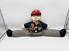 Handmade Country Scarecrow w Hat Pant Scarf S...
