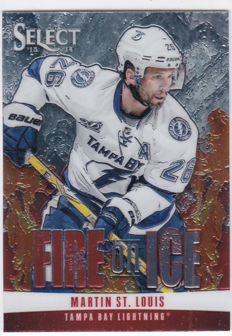 2013-14 Panini Select Fire on Ice Stars Martin St Louis #FS