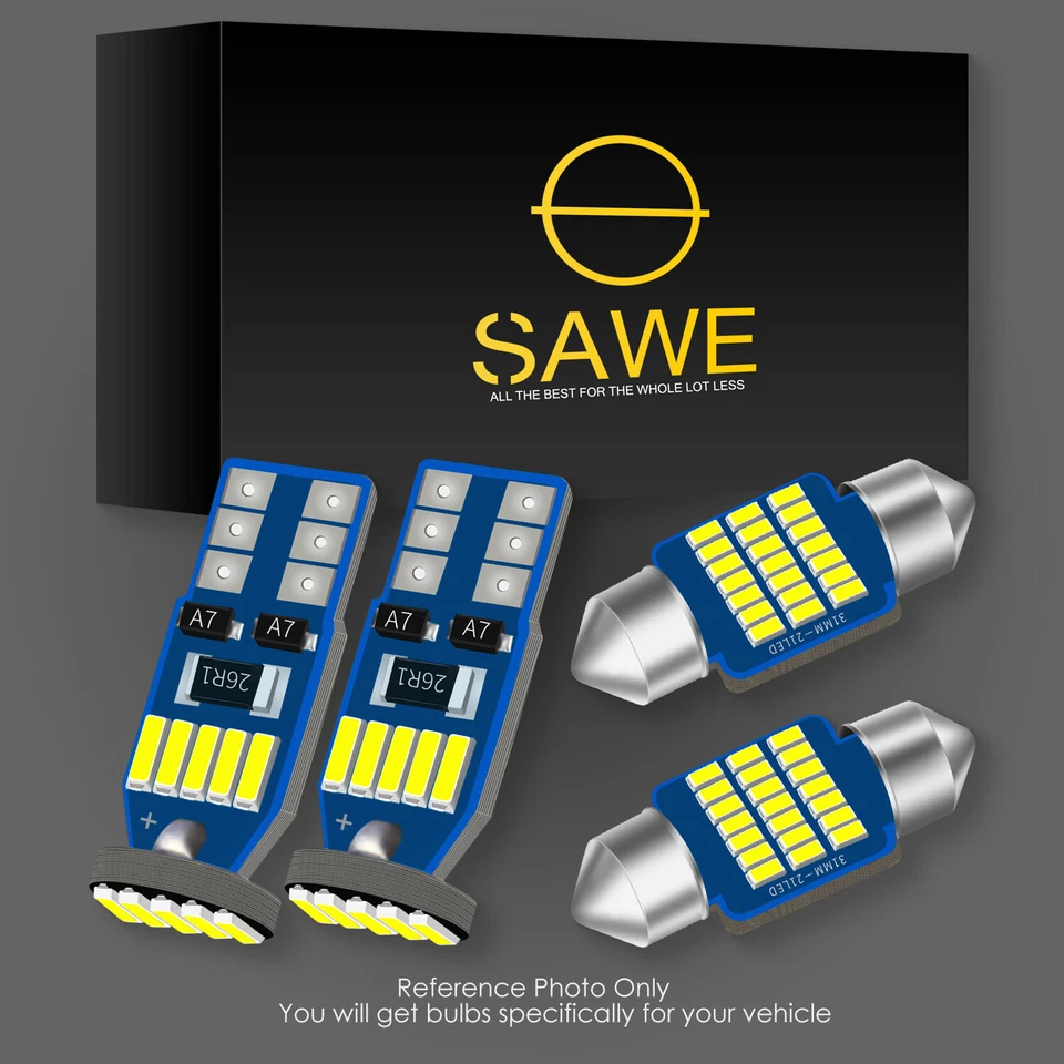 13 x kit de pacote de luz interna LED ultra branca para 2019 - 2024 Honda Passport - Imagem 4 de 4