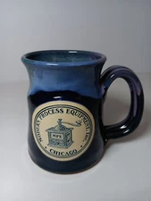 Rare Coffee Grinder Mug Cup Modern Process Equipment Inc Chicago Pottery