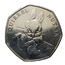 Great Britain 50 Pence 2016 Coin Squirrel Nutkin U16