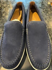 Cole Haan Boothbay Slip on Loafer Navy Nubuck  Size 10M