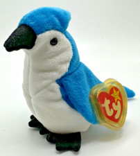 Ty Beanie Baby Rocket Blue Jay 1997 5th Gen Swing Tag 6th Gen Tush Tag Stamp 215