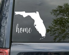Florida State Vinyl Decal Sticker 6" x 5.5" Home FL Gators  FREE SHIPPING